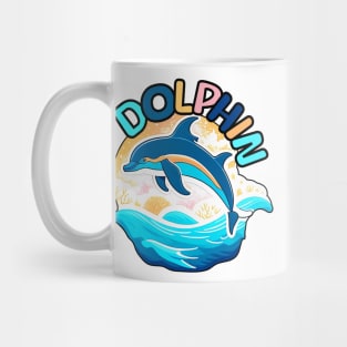 Animal Alphabet - D for Dolphin Mug